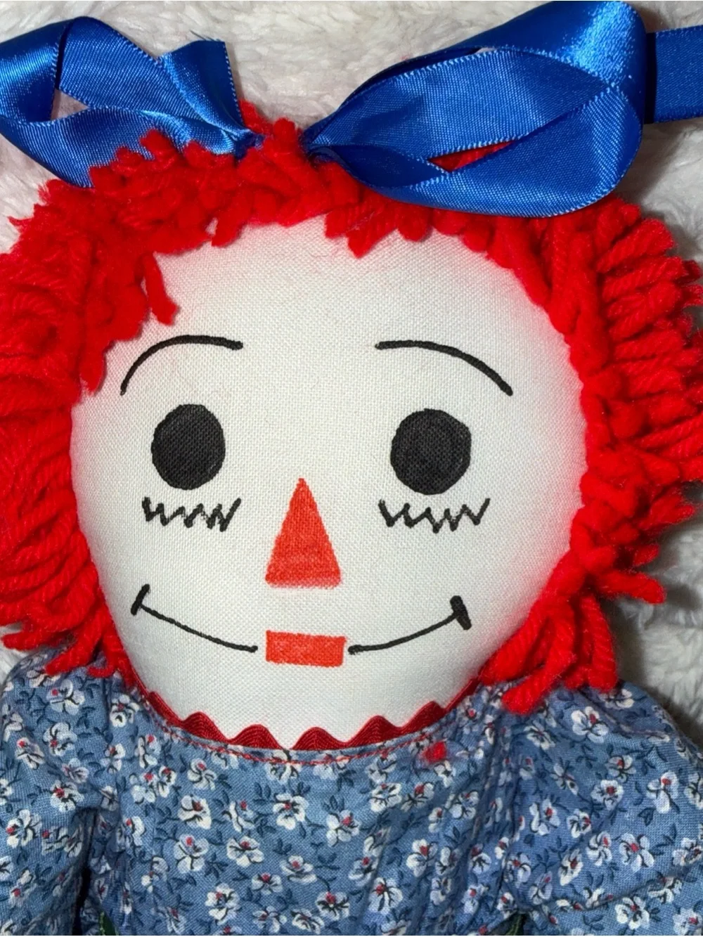Raggedy Anne Rag doll 12” vintage